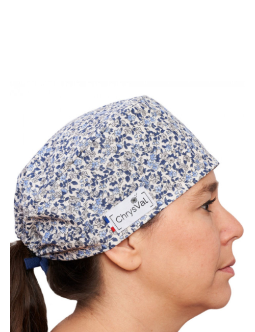 Gorro médico corto “Lilou” – 100% algodón – CHRYSVAL HECHO EN FRANCIA (211-1293)