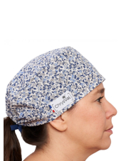 “Lilou” Short Medical Scrub Cap – 100% Cotton – CHRYSVAL MADE IN FRANCE (211-1293)