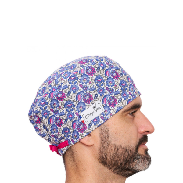 Calot médical couvrant "Lyo" 100% coton CHRYSVAL MADE IN FRANCE (211-1299)