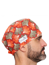 Gorro médico cubriente “Azalée” – 100% algodón – CHRYSVAL HECHO EN FRANCIA (211-1303)
