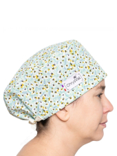Gorro médico cubriente “Azalée” – 100% algodón – CHRYSVAL HECHO EN FRANCIA (211-1303)