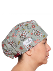 Calot médical couvrant "Calavera" 100% coton CHRYSVAL MADE IN FRANCE (211-1124)