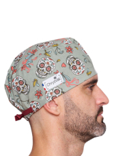 Calot médical couvrant "Calavera" 100% coton CHRYSVAL MADE IN FRANCE (211-1124)