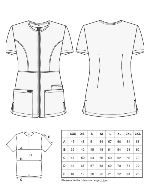 Blouse médicale 7DAYS FEMME STRETCH TENCEL "LAVAL"