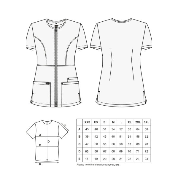 Blouse médicale 7DAYS FEMME STRETCH TENCEL "LAVAL"