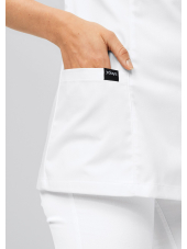 Blouse médicale à boutonnière asymétrique 7DAYS femme "LYON"