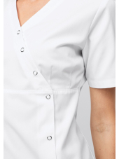 Blouse médicale à boutonnière asymétrique 7DAYS femme "LYON"