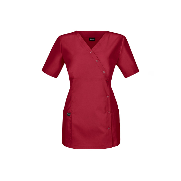 Blouse médicale à boutonnière asymétrique 7DAYS femme "LYON"