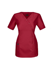 Blouse médicale à boutonnière asymétrique 7DAYS femme "LYON"