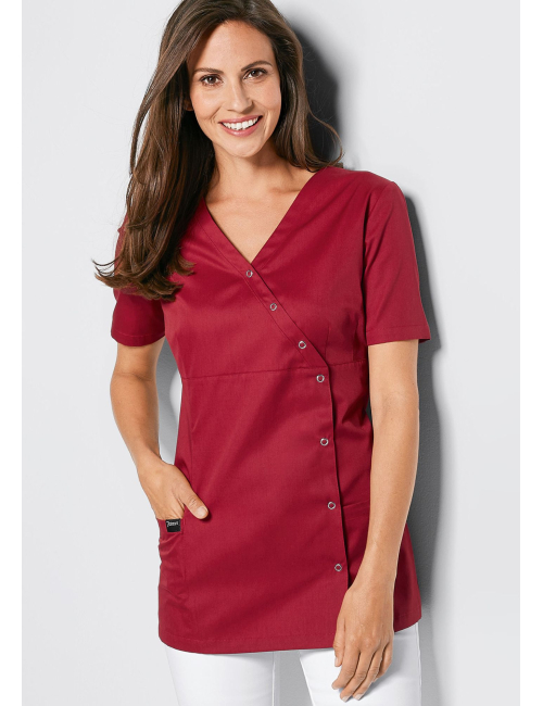 Blouse médicale à boutonnière asymétrique 7DAYS femme "LYON"