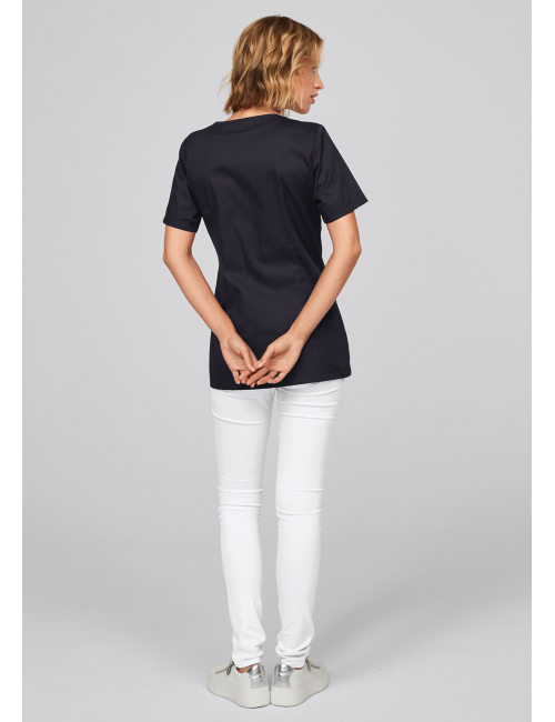 Blouse médicale à boutonnière asymétrique 7DAYS femme "LYON"