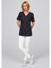 Blouse médicale à boutonnière asymétrique 7DAYS femme "LYON"