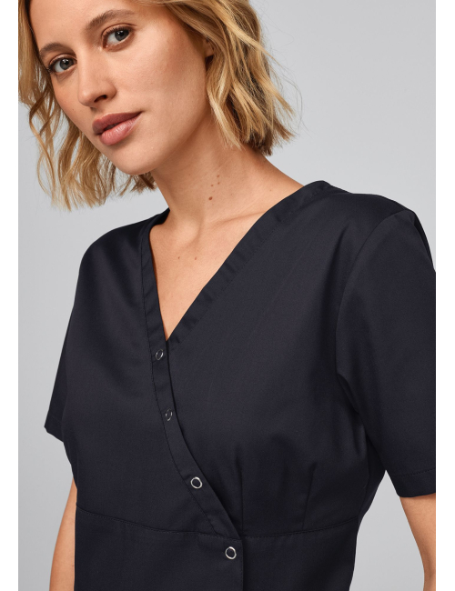 Blouse médicale à boutonnière asymétrique 7DAYS femme "LYON"