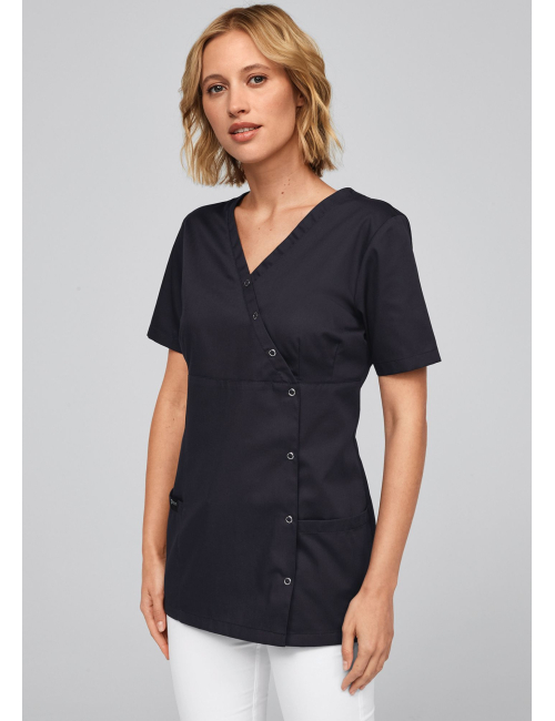 Blouse médicale à boutonnière asymétrique 7DAYS femme "LYON"