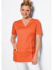 Blouse médicale à boutonnière asymétrique 7DAYS femme "LYON"