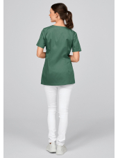 Blouse médicale à boutonnière asymétrique 7DAYS femme "LYON"