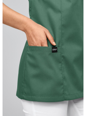 Blouse médicale à boutonnière asymétrique 7DAYS femme "LYON"