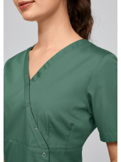 Blouse médicale à boutonnière asymétrique 7DAYS femme "LYON"