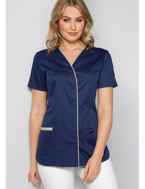 Blouse médicale à boutonnage à pressions dissimulées 7DAYS femme "PARIS"