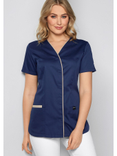 Blouse médicale à boutonnage à pressions dissimulées 7DAYS femme "PARIS"