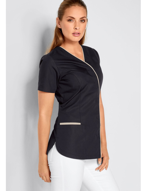 Blouse médicale à boutonnage à pressions dissimulées 7DAYS femme "PARIS"