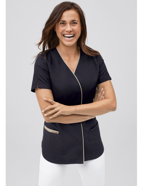 Blouse médicale à boutonnage à pressions dissimulées 7DAYS femme "PARIS"