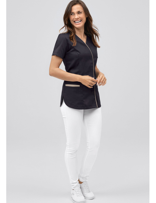 Blouse médicale à boutonnage à pressions dissimulées 7DAYS femme "PARIS"