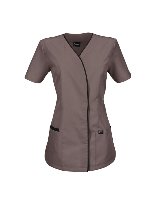 Blouse médicale à boutonnage à pressions dissimulées 7DAYS femme "PARIS"