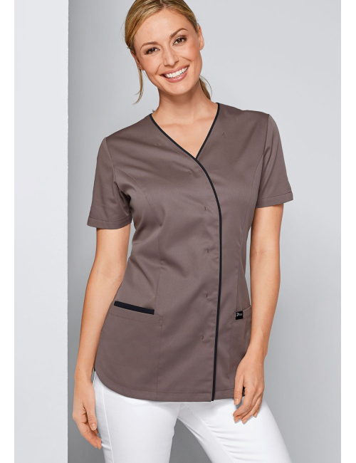 Blouse médicale à boutonnage à pressions dissimulées 7DAYS femme "PARIS"