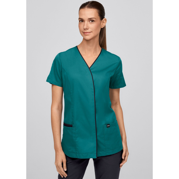 Blouse médicale à boutonnage à pressions dissimulées 7DAYS femme "PARIS"