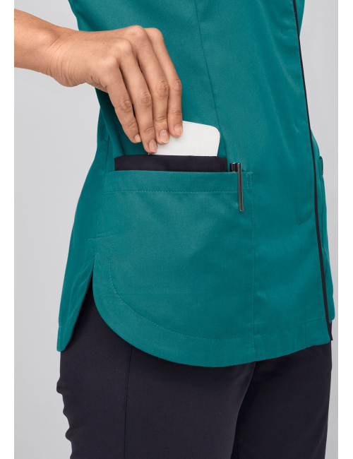 Blouse médicale à boutonnage à pressions dissimulées 7DAYS femme "PARIS"