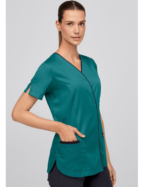 Blouse médicale à boutonnage à pressions dissimulées 7DAYS femme "PARIS"