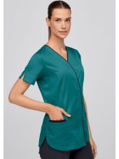 Blouse médicale à boutonnage à pressions dissimulées 7DAYS femme "PARIS"