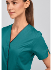 Blouse médicale à boutonnage à pressions dissimulées 7DAYS femme "PARIS"