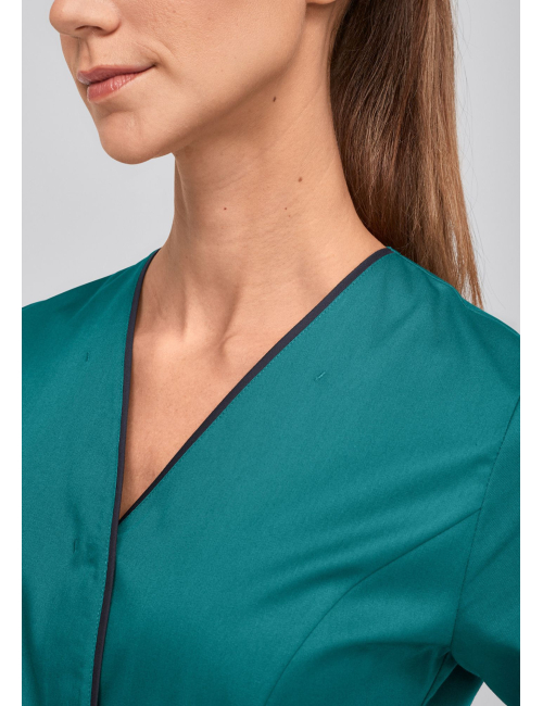 Blouse médicale à boutonnage à pressions dissimulées 7DAYS femme "PARIS"