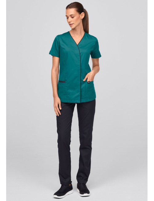 Blouse médicale à boutonnage à pressions dissimulées 7DAYS femme "PARIS"