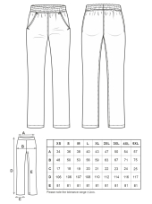 Pantalon médical femme facile à enfiler, 7DAYS "NAPOLI"