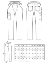 Pantalon médical mixte 7DAYS "MILANO"