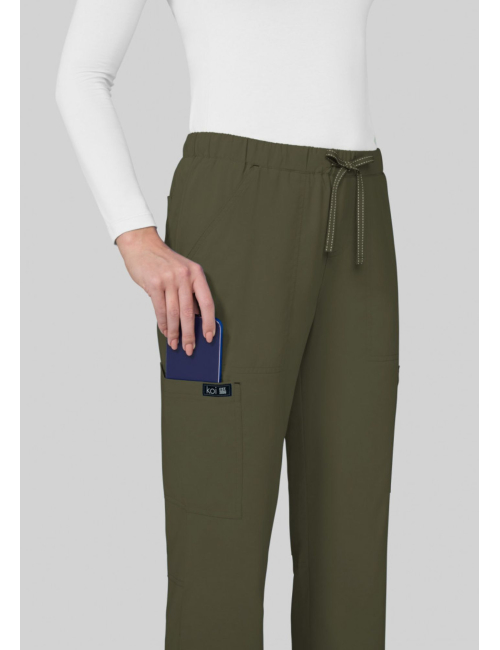 Pantalon médical Femme Koi "Holly", 6 poches Koi Basics (731)