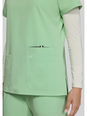 Koi Medical Blouse Mujer "Hustle and Heart", colección Koi Next Gen (1019)