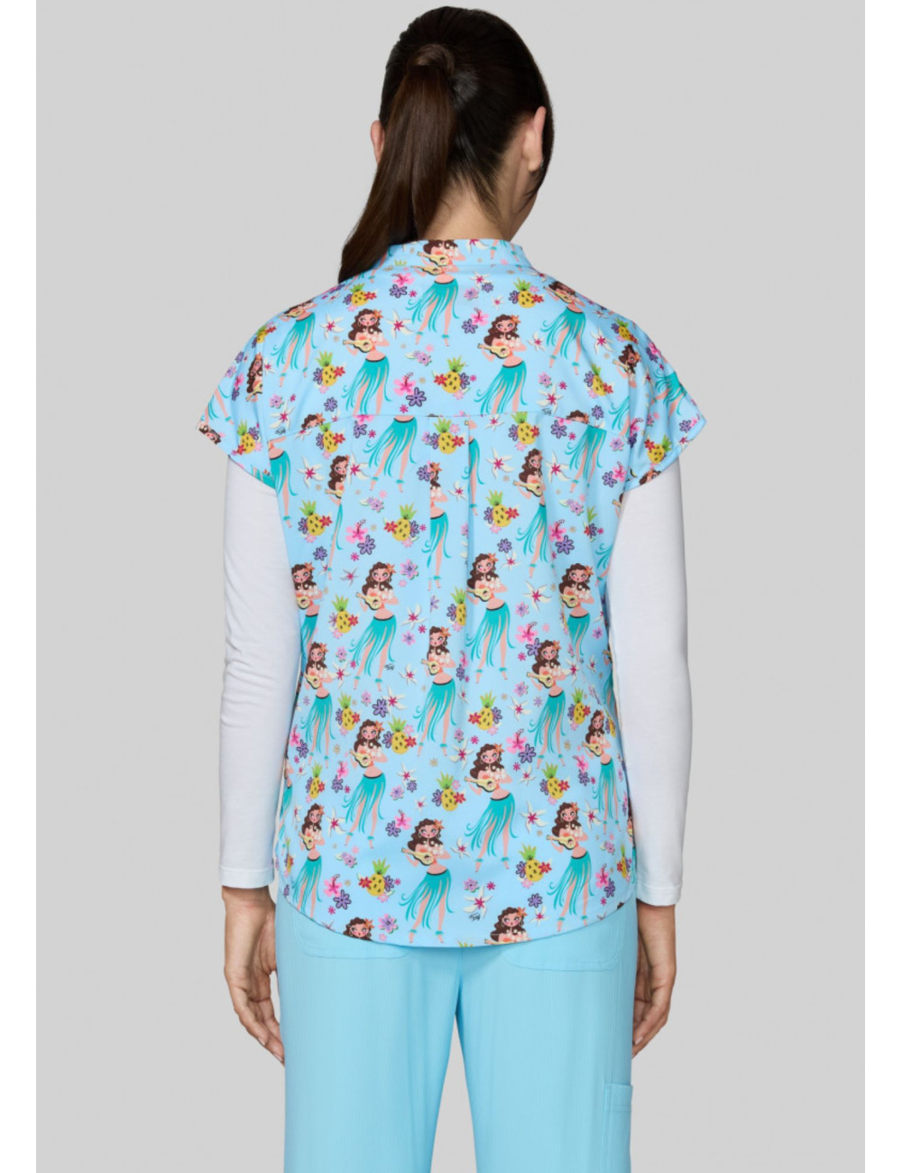 Blouse médicale originale femme "Ari Top Hula Honey" (1093PRA)