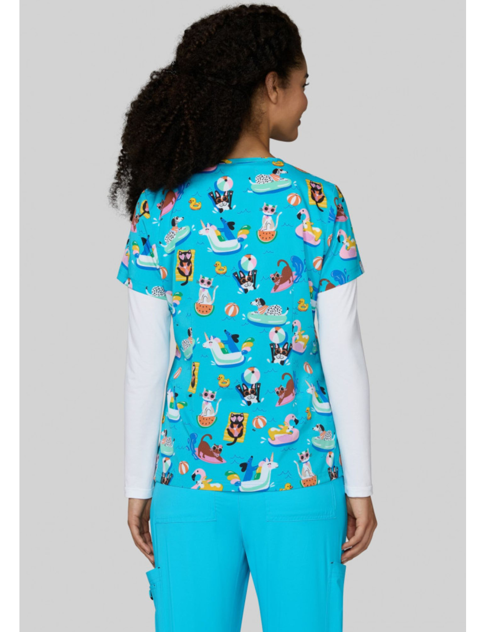 Women's Original Medical Top "Floaties" (384PR-FTE)