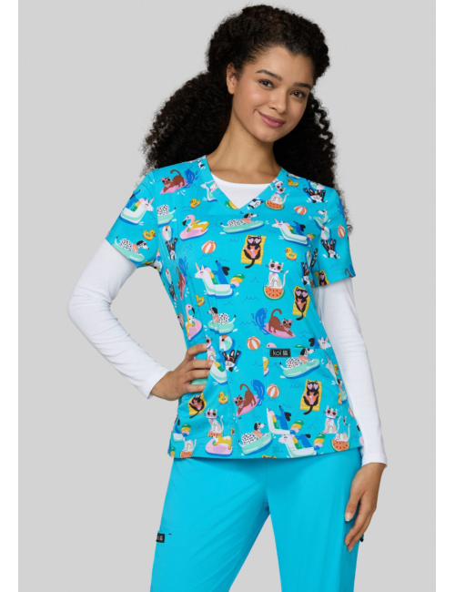 Women's Original Medical Top "Floaties" (384PR-FTE)