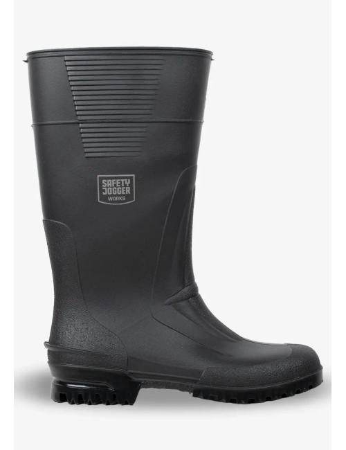Bottes de travail hautes imperméables en PVC BLACK (014613)