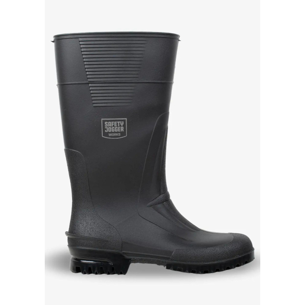 Bottes de travail hautes imperméables en PVC BLACK (014613)