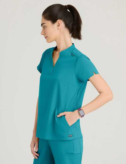 Blouse médicale femme "Avery" - Grey's Anatomy Stretch (GRST230)