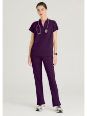 Women's "Avery" Medical Scrub Top - Grey's Anatomy Stretch (GRST230)