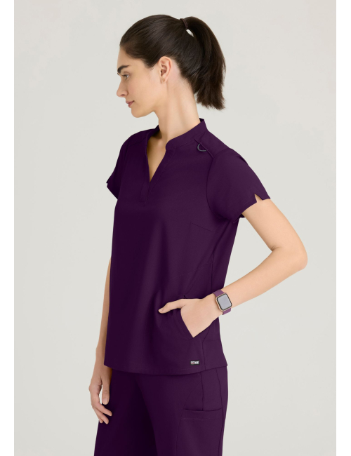 Women's "Avery" Medical Scrub Top - Grey's Anatomy Stretch (GRST230)