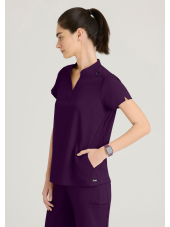 Blusa médica "Avery" para mujer - Grey's Anatomy Stretch (GRST230)