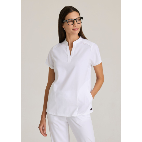 Women's "Avery" Medical Scrub Top - Grey's Anatomy Stretch (GRST230)